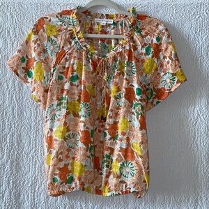 Anthropologie Jane + Delancey Short Sleeve Blouse